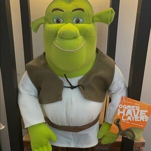 Kids Shrek Plush  with Brown Vest